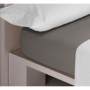 Fitted bottom sheet Happy Home LISOS COTTON Grey King size | Tienda24 - Global Online Shop Tienda24.eu