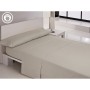 Jeu de draps Hosteline IRIS PREMIUM Gris perlé Lit ½ persones de Hosteline, Draps et taies d'oreiller - Réf : D2100761, Prix ...