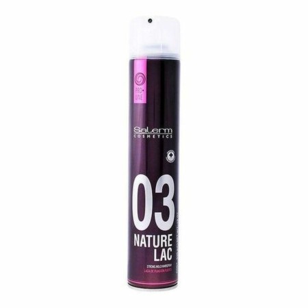 Fixador forte para o cabelo Nature Lac Salerm (650 ml) (650 ml) | Tienda24 Tienda24.eu