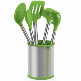 Set of Kitchen Utensils BRA A197011 Green Stainless steel (5 Pieces) by BRA, Skimmers - Ref: S9902164, Price: 36,91 €, Discou...