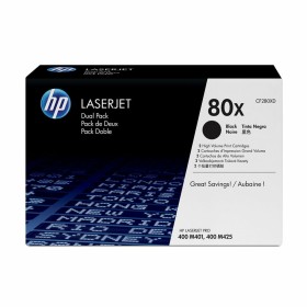 Cartouche d'encre originale HP 80X Noir (2 Unités) de HP, Toners et encre pour imprimante - Réf : S9902783, Prix : 450,04 €, ...