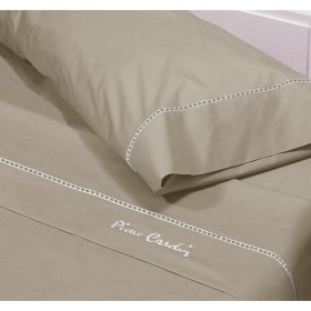 Jeu de draps Pierre Cardin ARCADIA Marron Lit 1 persone de Pierre Cardin, Draps et taies d'oreiller - Réf : D2100846, Prix : ...