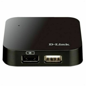 Hub USB D-Link DUB-H4 Noir de D-Link, Hubs USB - Réf : S9903012, Prix : 24,81 €, Remise : %