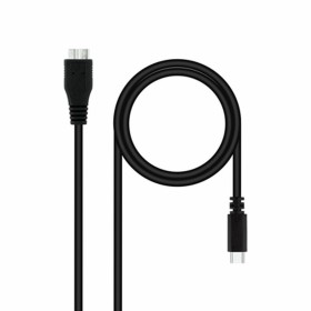 Cable USB a micro USB NANOCABLE 10.01.1201-BK Negro 1 m (1 unidad) de NANOCABLE, Cables USB - Ref: S9904910, Precio: 4,62 €, ...