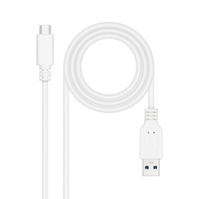 Câble USB-C NANOCABLE 10.01.4001-L150-W Blanc 1,5 m (1 Unité) de NANOCABLE, Câbles USB - Réf : S9904924, Prix : 4,99 €, Remis...