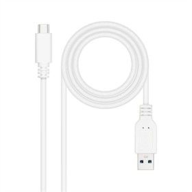 Câble USB-C vers USB NANOCABLE 10.01.4001-W Blanc 1 m (1 Unité) de NANOCABLE, Câbles USB - Réf : S9904925, Prix : 4,43 €, Rem...