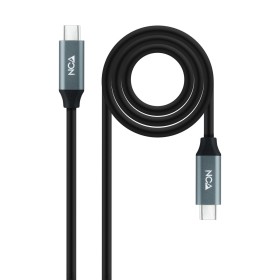 Câble USB-C NANOCABLE 10.01.4302 Noir 2 m (1 Unité) de NANOCABLE, Câbles USB - Réf : S9904940, Prix : 8,86 €, Remise : %