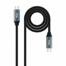 USB-C-Kabel auf USB Startech R2ACR Schwarz 15 cm | Tienda24 - Global Online Shop Tienda24.eu