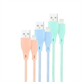 Câble USB vers Lightning NANOCABLE 10.10.0401-CO1 1 m Legging de NANOCABLE, Câbles USB - Réf : S9904951, Prix : 5,57 €, Remis...