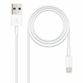 Cable Lightning NANOCABLE 10.10.0402 (1 m) Blanco 2 m (1 unidad) de NANOCABLE, Cables Lightning - Ref: S9904954, Precio: 4,05...