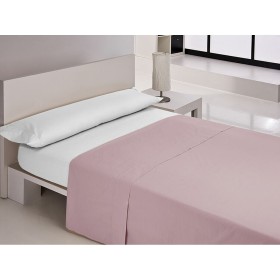 Top sheet Happy Home MIX COLORS Light mauve Single by Happy Home, Sheets and pillowcases - Ref: D2101213, Price: 17,87 €, Dis...