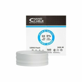 Câble Réseau Rigide UTP 5ème Catégorie NANOCABLE 10.20.0304 305 m Gris 305 m de NANOCABLE, Câbles Ethernet - Réf : S9905069, ...