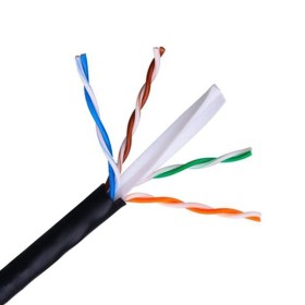 Cable de Red Rígido UTP Categoría 6 NANOCABLE 10.20.0502-EXT-BK 100 m Negro 100 m de NANOCABLE, Cables Ethernet - Ref: S99052...