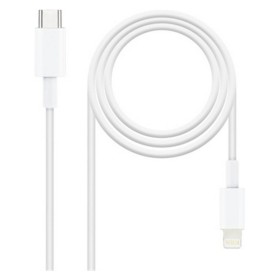 Cable Lightning NANOCABLE 10.10.0602 Blanco 2 m de NANOCABLE, Cables Lightning - Ref: S9905254, Precio: 5,11 €, Descuento: %