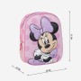 Mochila Escolar Minnie Mouse Rosa 25 x 31 x 10 cm | Tienda24 Tienda24.eu