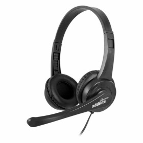 Headphone with Microphone NGS VOX505 USB Black 32 Ohm by NGS, Headphones and accessories - Ref: S9905354, Price: 15,96 €, Dis...