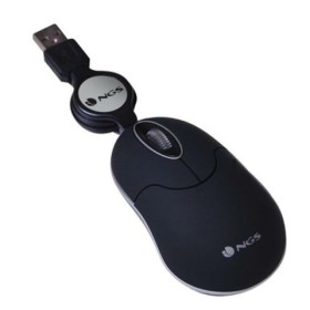 Souris Optique Rétractable NGS NGS-MOUSE-0973 Noir de NGS, Souris - Réf : S9905406, Prix : 6,67 €, Remise : %