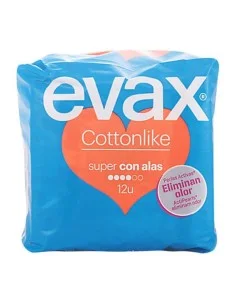 Assorbenti Super con Ali Cotton Like Evax (12 uds) da Evax, Assorbenti esterni - Ref: S0556450, Precio: 7,33 €, Descuento: %