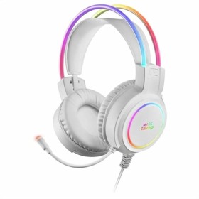 Casque avec Microphone Gaming Mars Gaming MHRGBW Blanc de Mars Gaming, Écouteurs et accessoires - Réf : S9907098, Prix : 25,9...