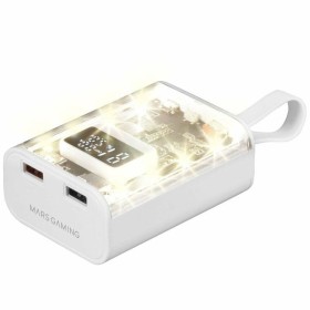 Powerbank Mars Gaming MPK10KW Blanc 10000 mAh de Mars Gaming, Chargeurs - Réf : S9907101, Prix : 23,55 €, Remise : %