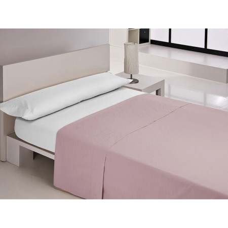 Top sheet Happy Home MIX COLORS Light mauve Super king | Tienda24 - Global Online Shop Tienda24.eu