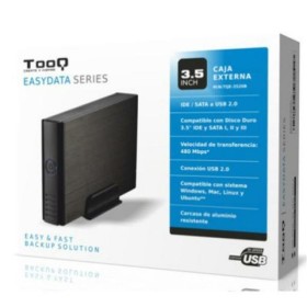 Boîtier Externe TooQ TQE-3520B HD 3.5" IDE / SATA III USB 2.0 de TooQ, Disques durs externes - Réf : S9907408, Prix : 22,57 €...