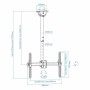 TV Ceiling Support TooQ LPCE1170TSLI-B by TooQ, TV tables and stands - Ref: S9907551, Price: 68,69 €, Discount: %