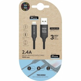 Lightning Cable Tech One Tech TEC2002 Black by Tech One Tech, Lightning Cables - Ref: S9907617, Price: 4,40 €, Discount: %