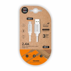 Câble USB-C vers USB Tech One Tech TEC2006 1 m de Tech One Tech, Câbles USB - Réf : S9907620, Prix : 4,40 €, Remise : %