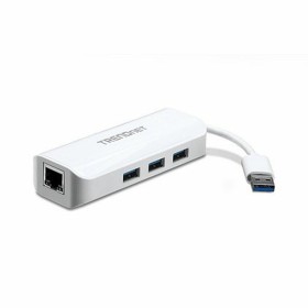 Adaptateur USB vers Ethernet Trendnet TU3-ETGH3 Blanc de Trendnet, Hubs USB - Réf : S9907922, Prix : 33,42 €, Remise : %