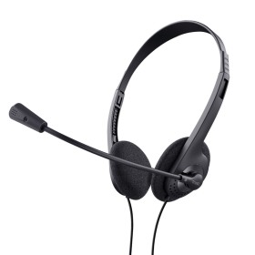 Kopfhörer mit Mikrofon Trust 24659 Schwarz von Trust, Headsets mit Mikrofonen - Ref: S9907966, Preis: 6,62 €, Rabatt: %