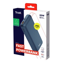 Powerbank Trust 25034 Azul 20000 mAh (1 unidad) de Trust, Cargadores - Ref: S9908017, Precio: 39,64 €, Descuento: %