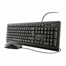 Tastatur Trust Trust Schwarz Qwerty Spanisch von Trust, Tastaturen - Ref: S9908133, Preis: 14,81 €, Rabatt: %