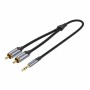 Audio Jack to RCA Cable Vention BCNBF 1 m | Tienda24 - Global Online Shop Tienda24.eu