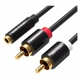 Cable Audio Jack a RCA Vention VAB-R01-B100 1 m de Vention, Cables - Ref: S9908778, Precio: 3,36 €, Descuento: %