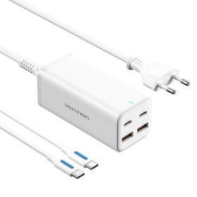 Wall Charger Vention FBSWG-EU 100 W White (1 Unit) by Vention, Chargers - Ref: S9908839, Price: 58,27 €, Discount: %