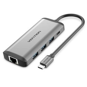 Hub USB i-Tec C31HUBMETAL403 USB x 4 Grigio | Tienda24 - Global Online Shop Tienda24.eu