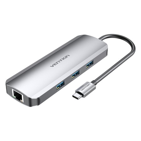 Hub USB Vention TOLHB 100 W Plateado de Vention, Hubs USB - Ref: S9908890, Precio: 39,08 €, Descuento: %