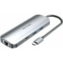 USB Hub Vention TOMHB 100 W Silver | Tienda24 - Global Online Shop Tienda24.eu