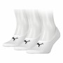 Chaussettes Chevilles Puma FOOTIE (3 paires) Blanc | Tienda24 Tienda24.eu