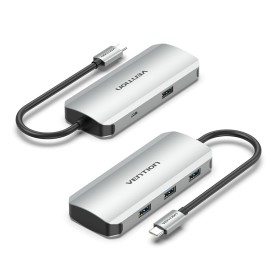 Hub USB Vention TNAHB Grigio di Vention, Hub di rete e switch - Rif: S9908913, Prezzo: 11,75 €, Sconto: %