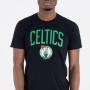 Camiseta de Manga Corta Hombre New Era NOS NBA BOSCEL 60505459 Negro | Tienda24 Tienda24.eu