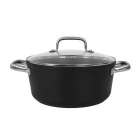 Casserole avec Couvercle en Verre Quid Ottawa Acier inoxydable | Tienda24 Tienda24.eu