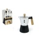 Cafetière Italienne Quttin Bois Aluminium 6 Tasses | Tienda24 Tienda24.eu