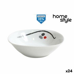 Conjunto de Louça Home Style Sakura 18 Peças Porcelana Quadrado (2 Unidades) | Tienda24 Tienda24.eu