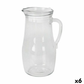 Carafe avec Couvercle et Doseur La Mediterránea Chrysler 1 L verre (6 Unités) | Tienda24 Tienda24.eu