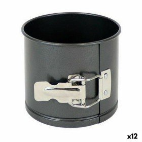 Moule à gâteaux Alpina Antidérapant Rond Noir Acier Ø 28 x 6,7 cm | Tienda24 Tienda24.eu