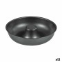 Oven Mould Quttin Doughnuts Carbon steel Black Ø 21 cm 21 x 5 cm (12 Units) | Tienda24 Tienda24.eu