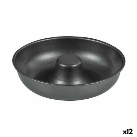 Molde para o Forno Quttin Dónutes Aço com carbono Preto Ø 21 cm 21 x 5 cm (12 Unidades) | Tienda24 Tienda24.eu