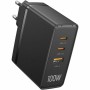 Wall Charger Vention FEGB0-EU Black 100 W (1 Unit) | Tienda24 - Global Online Shop Tienda24.eu